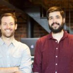 Tribute Founders Andrew Horn and Rory Petty smile. Tribute ranks #269 on the 2021 Inc. 500!